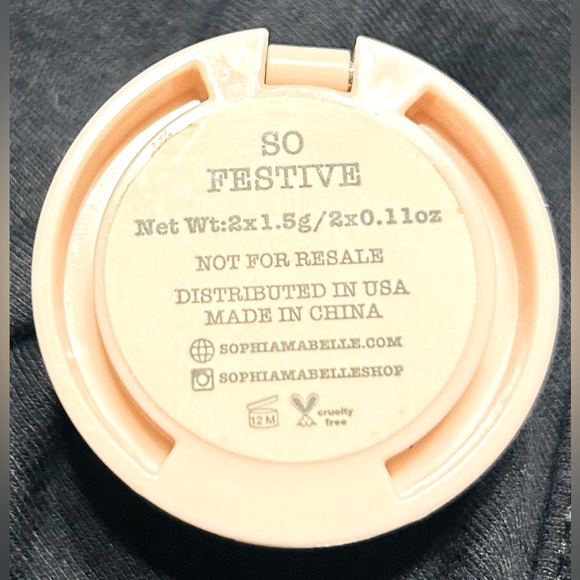 New-Sophia And Mabelle’s So Festive Eye Shadow Duo-So Festive. 1.5g. - Picture 5 of 6